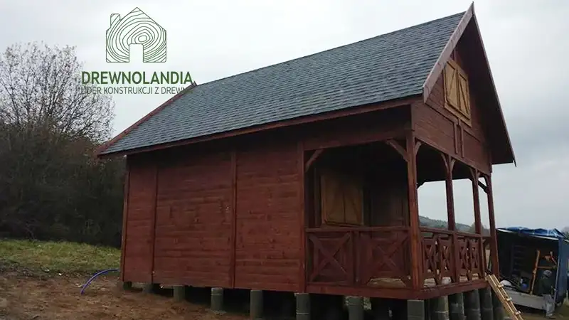 Domek Ogrodowy z poddaszem Olaf - 6x4m 