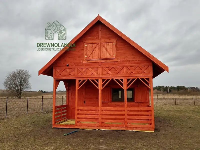 Domek Ogrodowy z poddaszem Olaf - 6x4m 