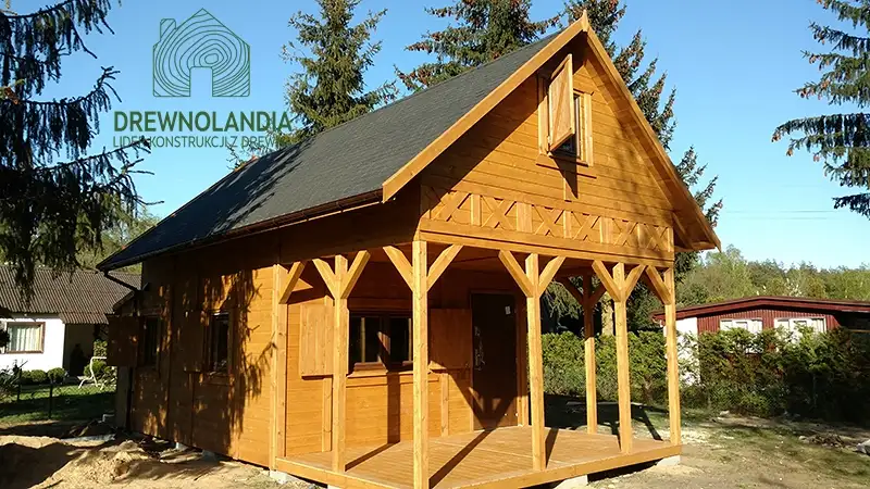 Domek Ogrodowy z poddaszem Olaf - 6x4m 