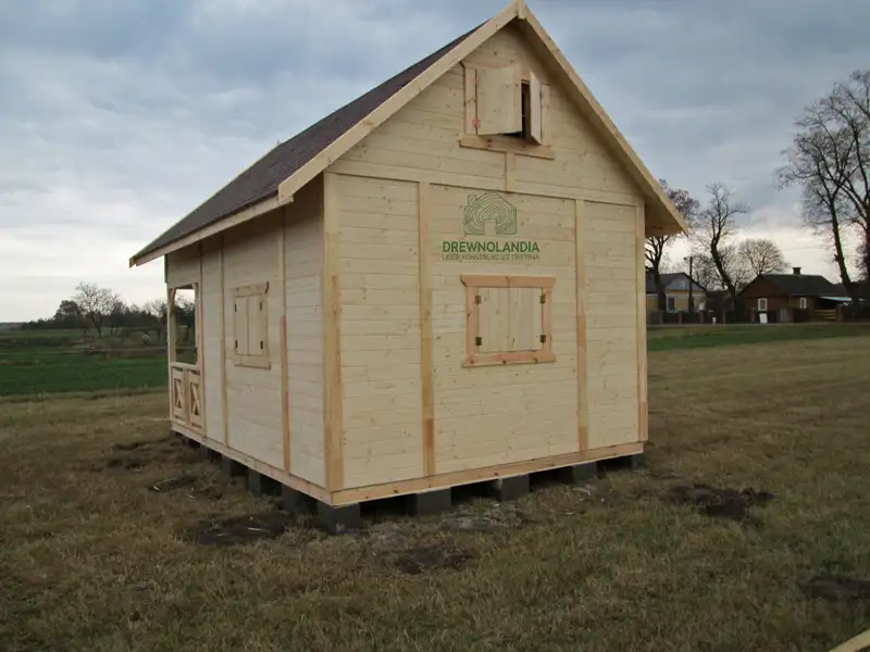 Domek Ogrodowy z poddaszem Olaf - 6x4m 