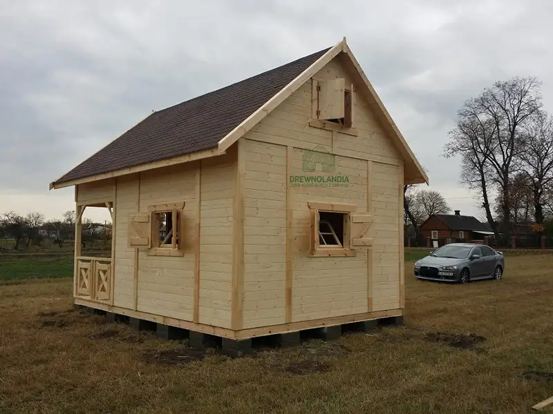 Domek Ogrodowy z poddaszem Olaf - 6x4m 