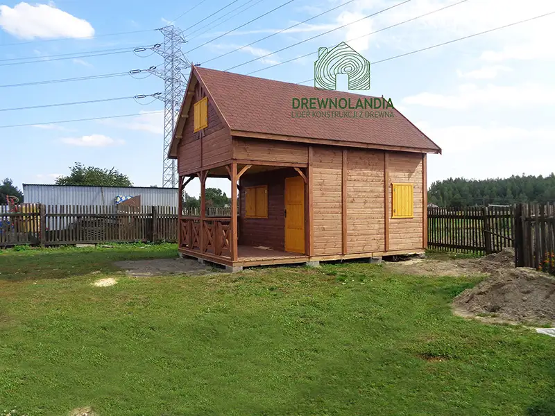 Domek Ogrodowy z poddaszem Olaf - 6x4m 