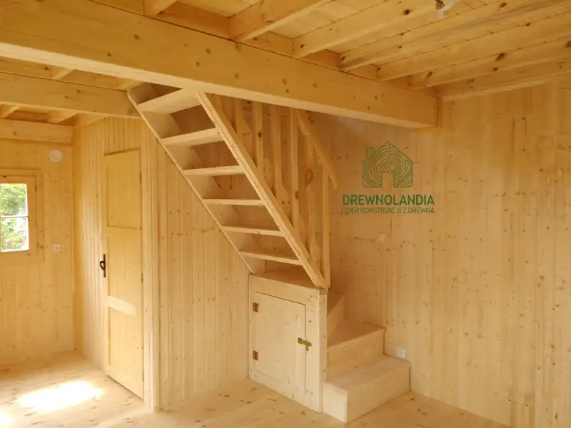 Domek Ogrodowy z poddaszem Olaf - 6x4m 