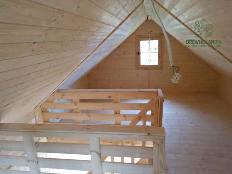 Domek Ogrodowy z poddaszem Olaf - 6x4m 