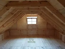 Domek Ogrodowy z poddaszem Olaf - 6x4m  - zdjęcie 26