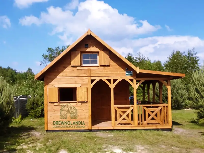 Domek Ogrodowy Mieszko I 4x5m + taras boczny 1,5x5m