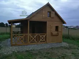 Domek Ogrodowy Mieszko I 4x5m + taras  boczny 1,5x5m - zdjęcie 20