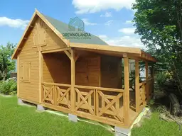 Domek Ogrodowy Mieszko I 4x5m + taras  boczny 1,5x5m - zdjęcie 30