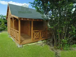Domek Ogrodowy Mieszko I 4x5m + taras  boczny 1,5x5m - zdjęcie 32