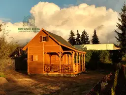 Domek Ogrodowy Mieszko I 4x5m + taras  boczny 1,5x5m - zdjęcie 34