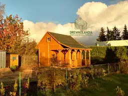 Domek Ogrodowy Mieszko I 4x5m + taras  boczny 1,5x5m - zdjęcie 35