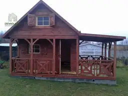 Domek Ogrodowy Mieszko I 4x5m + taras  boczny 1,5x5m - zdjęcie 36