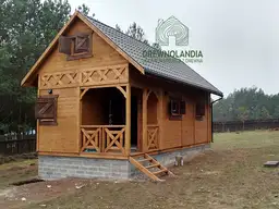 Domek ogrodowy z drewna Wiktor - 8x4m  - zdjęcie 4