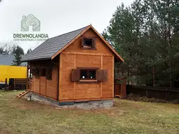 Domek ogrodowy z drewna Wiktor - 8x4m  - zdjęcie 7