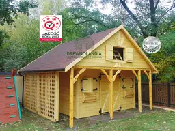 Domek narzędziowy z poddaszem Baltazar - 5x5m  - zdjęcie 1