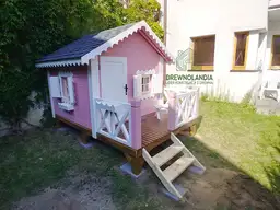 Domek z drewna Dla Dzieci Reksio - 2x3m  - zdjęcie 4