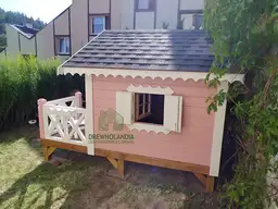 Domek z drewna Dla Dzieci Reksio - 2x3m  - zdjęcie 5