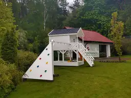 Domek ogrodowy Dla Dzieci Lolek - 2,8x2m z huśtawką  - zdjęcie 4