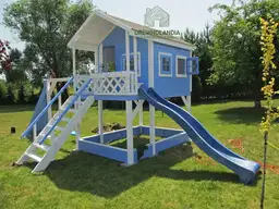 Domek ogrodowy Dla Dzieci Lolek - 2,8x2m z huśtawką  - zdjęcie 36