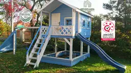 Domek ogrodowy Dla Dzieci Lolek - 2,8x2m z huśtawką  - zdjęcie 37