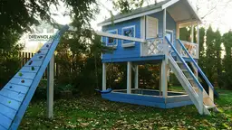 Domek ogrodowy Dla Dzieci Lolek - 2,8x2m z huśtawką  - zdjęcie 39