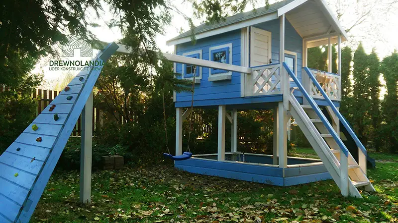 Domek ogrodowy Dla Dzieci Lolek - 2,8x2m z huśtawką 