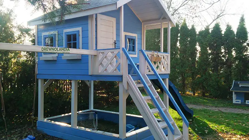 Domek ogrodowy Dla Dzieci Lolek - 2,8x2m z huśtawką 