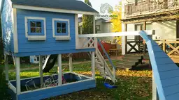 Domek ogrodowy Dla Dzieci Lolek - 2,8x2m z huśtawką  - zdjęcie 43