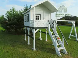 Domek ogrodowy Dla Dzieci Lolek - 2,8x2m z huśtawką  - zdjęcie 44