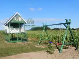 Duży Drewniany Domek Dla Dzieci Kitty IV - 4x2,5m z antresolą - zdjęcie 40