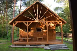 Drewniany domek Ogrodowy Olek 7,7x4,5m  - zdjęcie 19