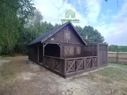 Domek z drewna Maciek II 5x5 + tars 5x3m   - zdjęcie 15