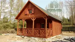 Drewniany domek na działkę Amadeusz IV 7x4,5m  - zdjęcie 4