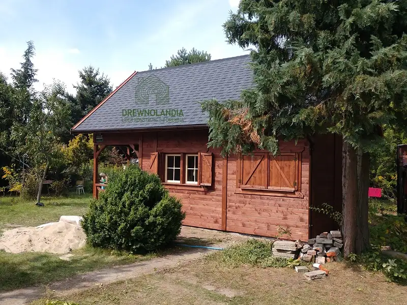 Drewniany domek na działkę Amadeusz IV 7x4,5m 