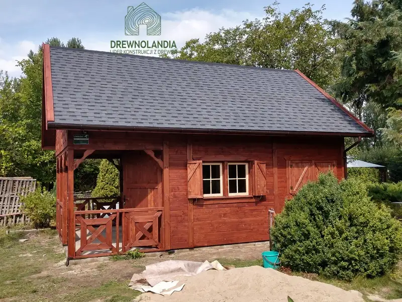 Drewniany domek na działkę Amadeusz IV 7x4,5m 