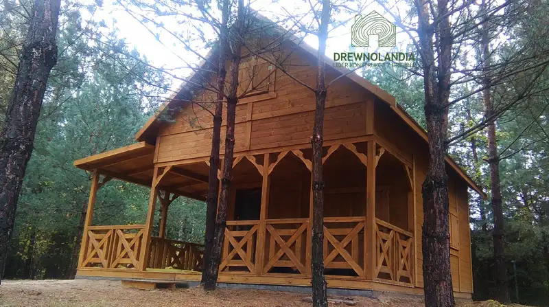 Domek Olaf 7x5m z tarasem bocznym 7x2m