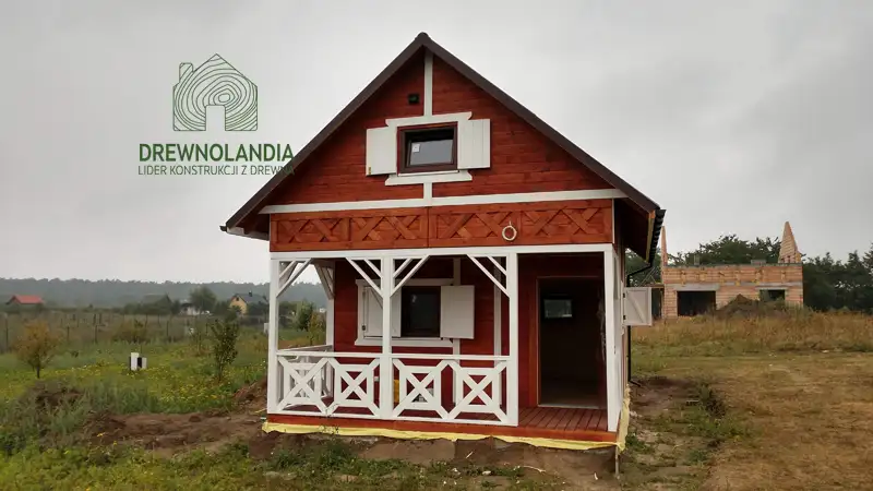 Drewniany domek rekreacyjny całoroczny CRP1 7x5  (35 m²)