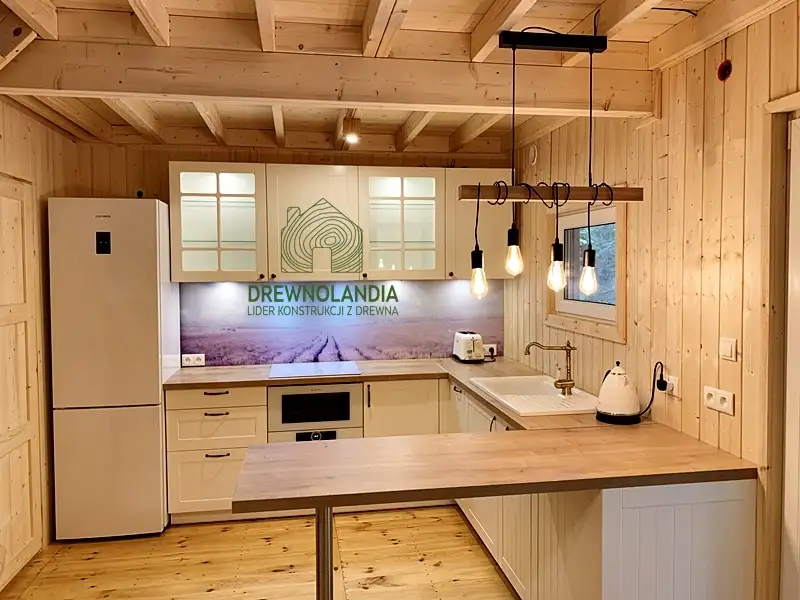 Drewniany domek rekreacyjny całoroczny CRP1 7x5  (35 m²)