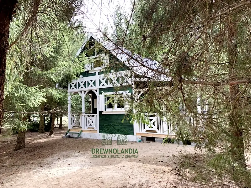 Drewniany domek rekreacyjny całoroczny CRP1 7x5  (35 m²)