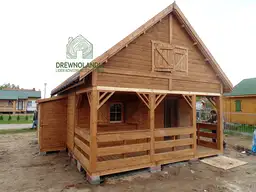 Drewniany domek rekreacyjny całoroczny CRP1 7x5  (35 m²) - zdjęcie 17