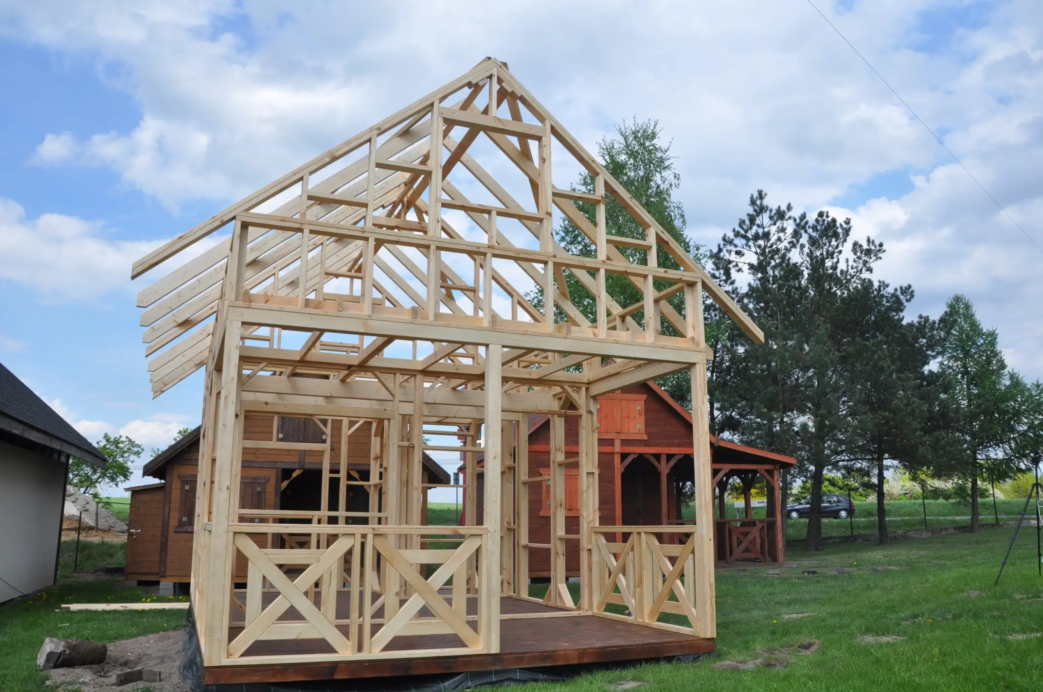 Domek Olaf 6m x 4m - wersja szkieletowa