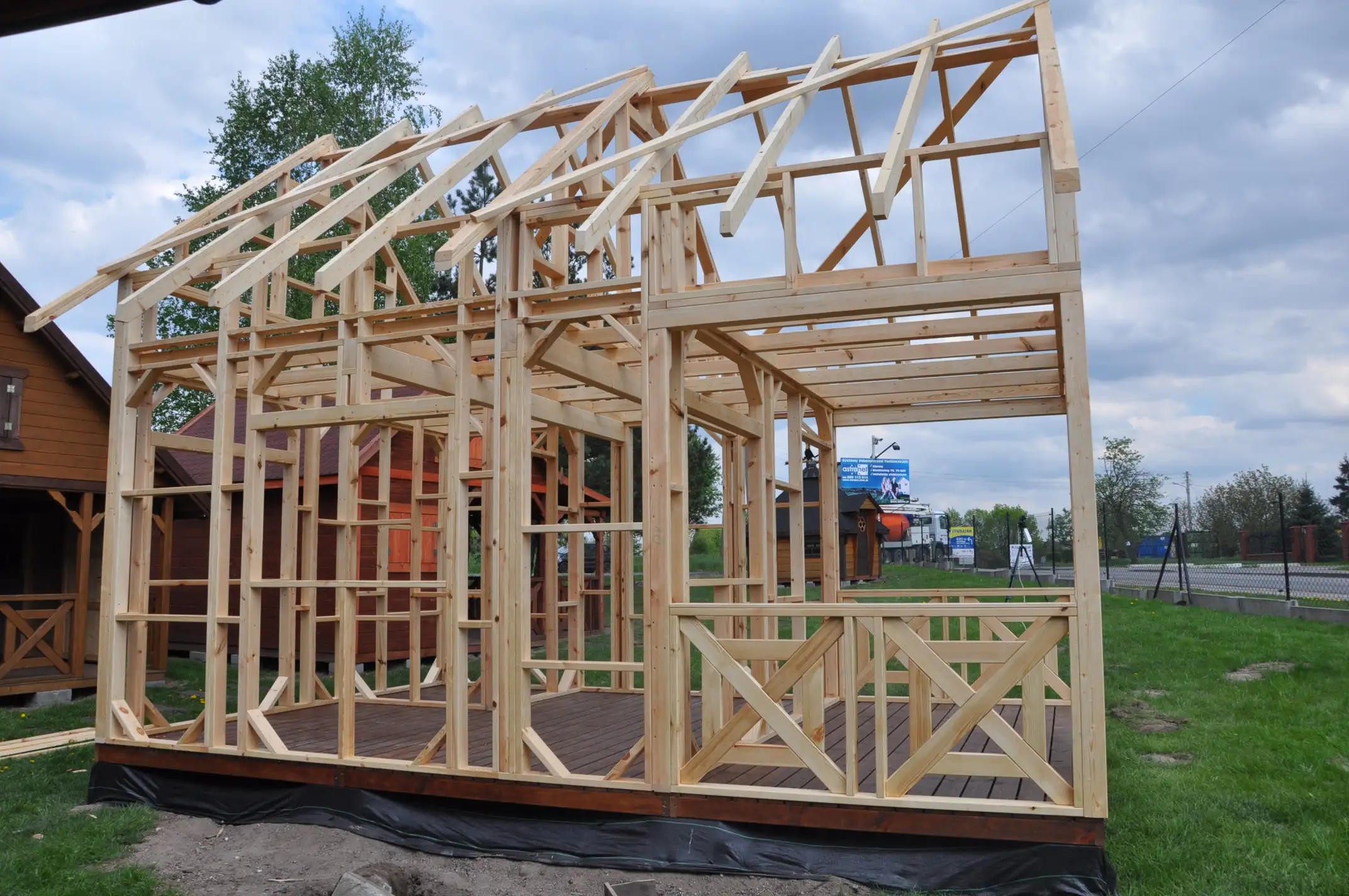 Domek Olaf 6m x 4m - wersja szkieletowa