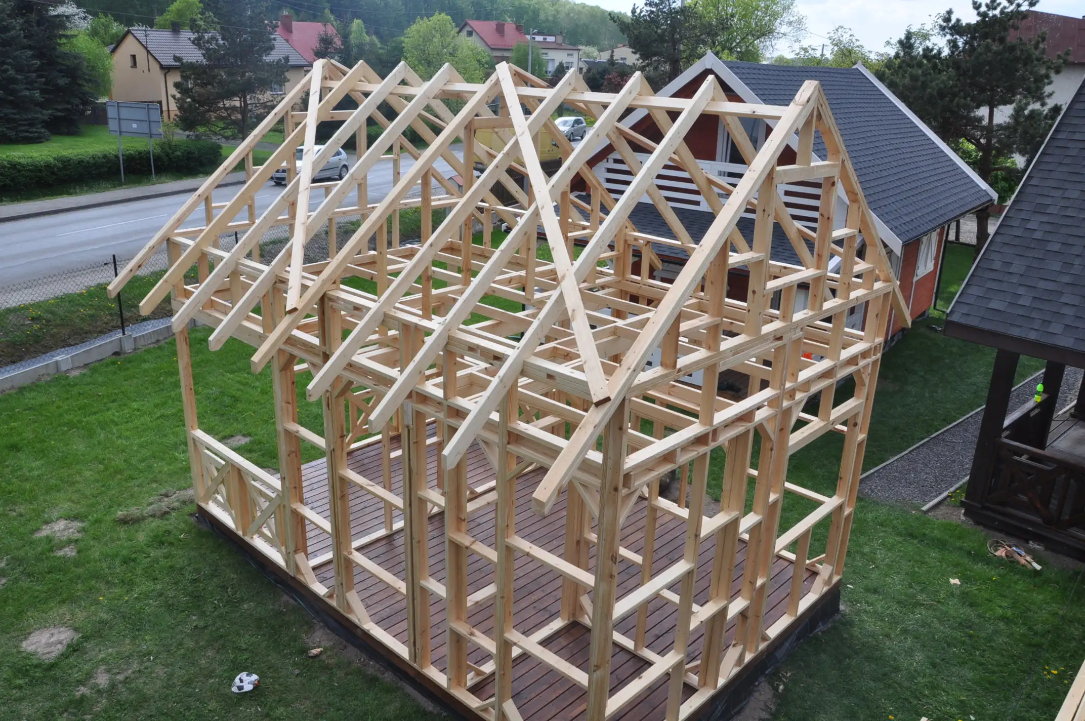 Domek Olaf 6m x 4m - wersja szkieletowa