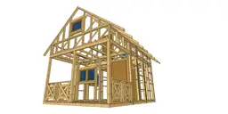 Domek Olaf 6m x 4m - wersja szkieletowa - zdjęcie 10