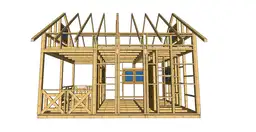 Domek Olaf 6m x 4m - wersja szkieletowa - zdjęcie 14