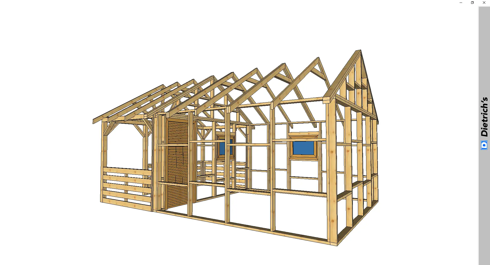 Domek Aleksander - wersja szkieletowa