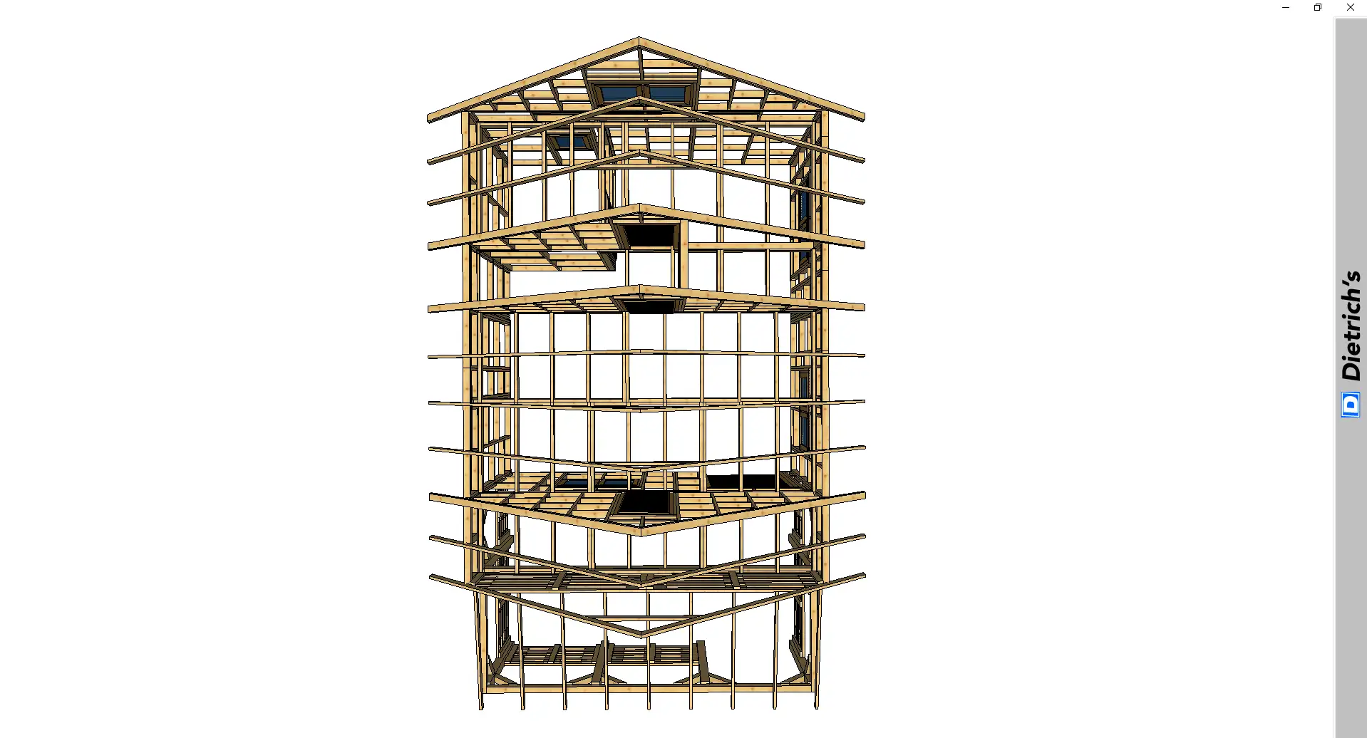 Domek Dawid - wersja szkieletowa