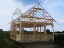 Domek Olaf 7m x 5m - wersja szkieletowa - zdjęcie 1