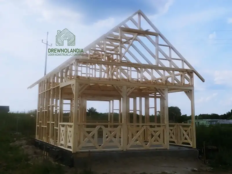 Domek Olaf 7m x 5m - wersja szkieletowa