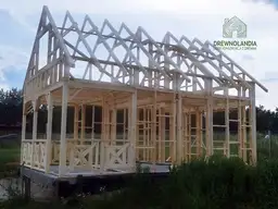 Domek Olaf 7m x 5m - wersja szkieletowa - zdjęcie 3